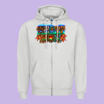 Show Mom Led Light Zipper Hoodie Designed By Jahusdesignshop