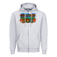 Heather Grey show mom led light Zipper Hoodie - JahusDesignShop