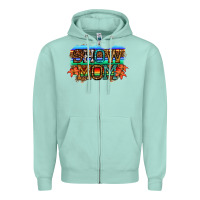 Seafoam show mom led light Zipper Hoodie - JahusDesignShop