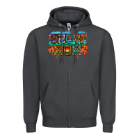 Smoke show mom led light Zipper Hoodie - JahusDesignShop