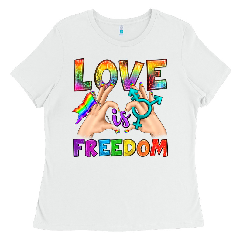Love Is Freedom Ladies Tee by BundleAndBundleShop | Teevron