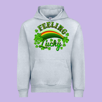 Feeling Lucky With Rainbow Urban Hoodie Designed By Ranaportraitstore