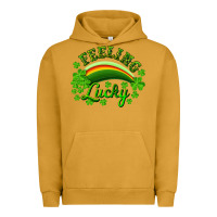 Pigment Peanut Butter Feeling lucky with rainbow Urban Hoodie - RanaPortraitStore