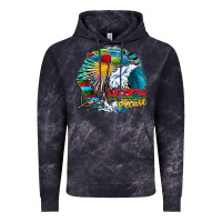 Cloud Black beach please Vintage Hoodie - CowhideDigitalArt