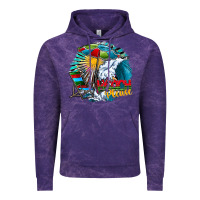 Cloud Purple beach please Vintage Hoodie - CowhideDigitalArt
