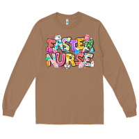 Toasted Coconut Easter Nurse Long Sleeve Tee - CowhideDigitalArt