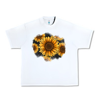White sunflower patch Urban Heavy Tee - Jasminsmagicworld