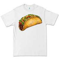 White Taco Premium Tee - FaDigitalArtStudio