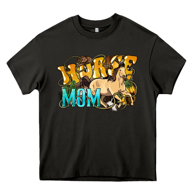 Horse Mom Rope Mother's Day Heavy Core Tee by HowdyJamesFarm | Teevron