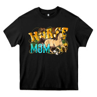Black Horse mom rope mother's day Heavy Core Tee - HowdyJamesFarm
