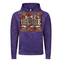 Cloud Purple Believe Vintage Hoodie - CowhideDigitalArt