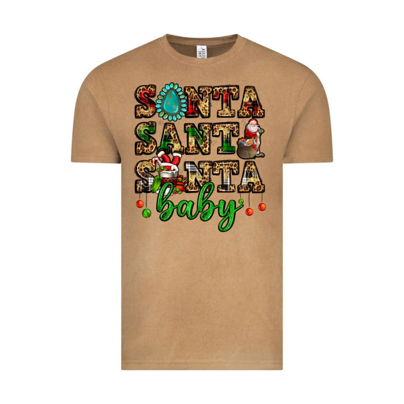 Santa Santa Santa Baby Vintage Tee by FaDigitalArtStudio | Teevron