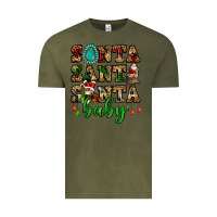 Vintage Olive santa santa santa baby Vintage Tee - FaDigitalArtStudio