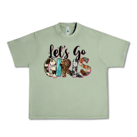 Oil Green Let's Go Girls Urban Heavy Tee - FaDigitalArtStudio