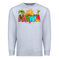 Heather Grey summer nana Premium Sweatshirt - RanaPortraitStore