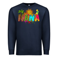 Navy summer nana Premium Sweatshirt - RanaPortraitStore