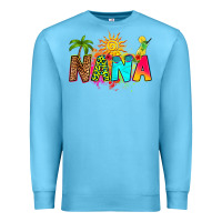 Ocean Blue summer nana Premium Sweatshirt - RanaPortraitStore