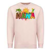 Pale Pink summer nana Premium Sweatshirt - RanaPortraitStore