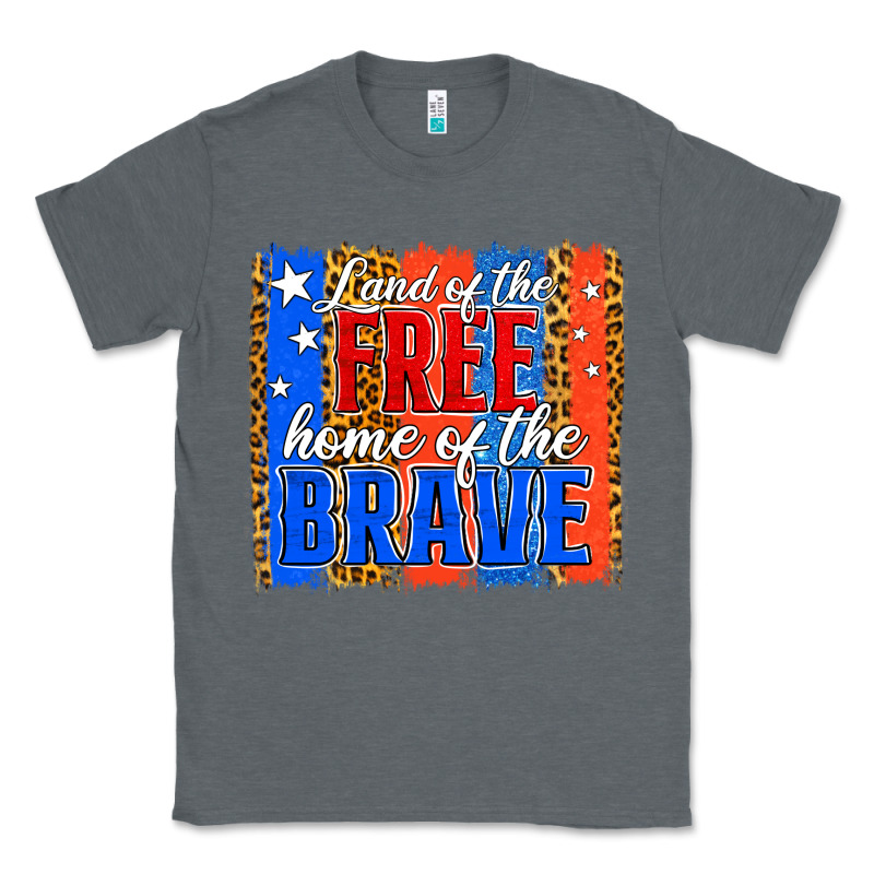 Land Of The Free Th Of July Brushstroke Classic Tee by Jasminsmagicworld | Teevron
