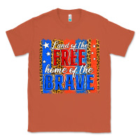 Copper land of the free th of july brushstroke Classic Tee - Jasminsmagicworld