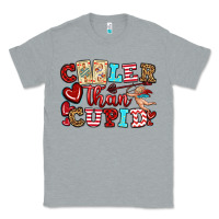 Heather Grey cooler than cupid Classic Tee - OliviaCreatesArt