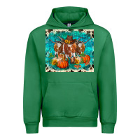 Emerald fall longhorn cows Urban Hoodie - RanaPortraitStore