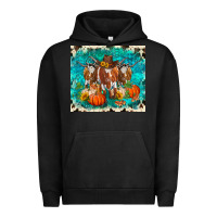 Pigment Black fall longhorn cows Urban Hoodie - RanaPortraitStore