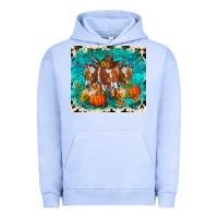 Pigment Grape Ice fall longhorn cows Urban Hoodie - RanaPortraitStore