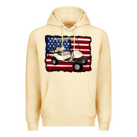 Pina Colada golf cart american flag Premium Hoodie - Artiststas