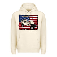 Tofu golf cart american flag Premium Hoodie - Artiststas