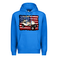 True Royal golf cart american flag Premium Hoodie - Artiststas