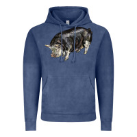 Vintage Denim poland china pig Vintage Hoodie - LillyAllenDesigns