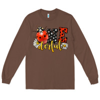 Chestnut onederful wonderful ladybug Long Sleeve Tee - LillyAllenDesigns