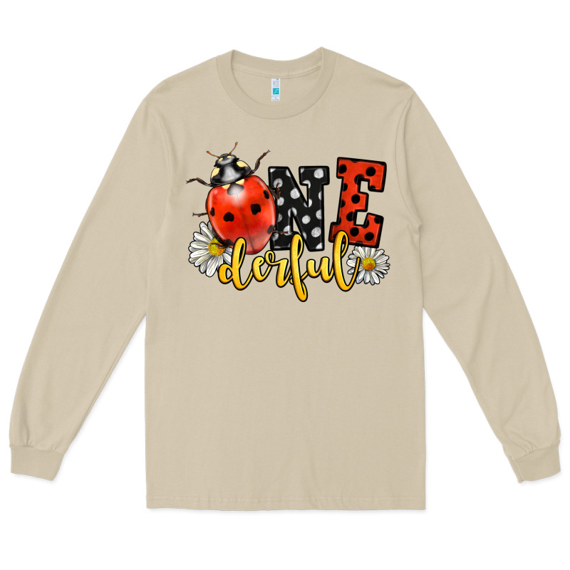 Onederful Wonderful Ladybug Long Sleeve Tee by LillyAllenDesigns | Teevron