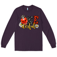 Plum onederful wonderful ladybug Long Sleeve Tee - LillyAllenDesigns