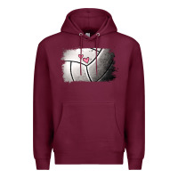 Burgundy volleyball brushstroke Premium Hoodie - Jasminsmagicworld