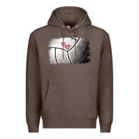 Coffee volleyball brushstroke Premium Hoodie - Jasminsmagicworld