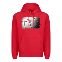 Red volleyball brushstroke Premium Hoodie - Jasminsmagicworld