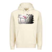 Sandshell volleyball brushstroke Premium Hoodie - Jasminsmagicworld