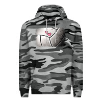 Slate Camo volleyball brushstroke Premium Hoodie - Jasminsmagicworld