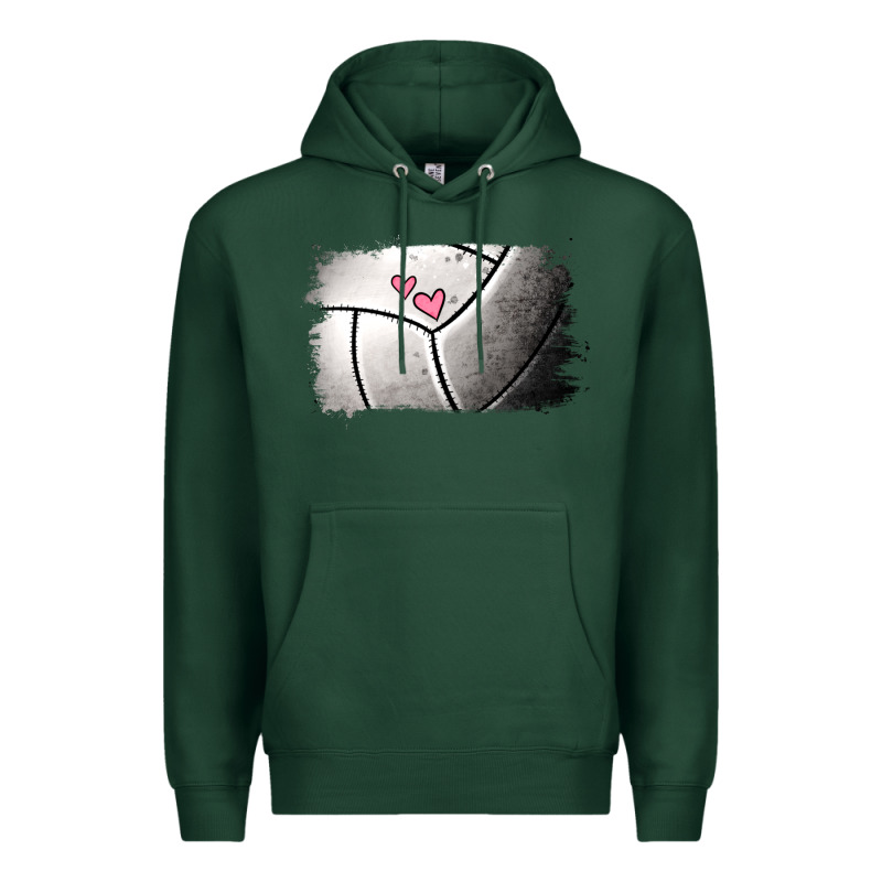 Volleyball Brushstroke Premium Hoodie by Jasminsmagicworld | Teevron