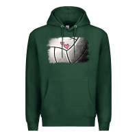 Sports Green volleyball brushstroke Premium Hoodie - Jasminsmagicworld