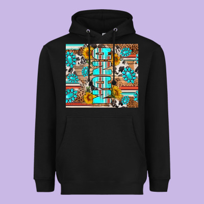 Western Nana Heavyweight Hoodie Designed By Ranaportraitstore