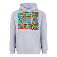 Heather Grey western nana Heavyweight Hoodie - RanaPortraitStore