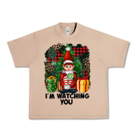 Burro I'm Watching You Elf Urban Heavy Tee - FaDigitalArtStudio
