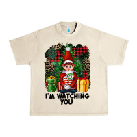 Sandshell I'm Watching You Elf Urban Heavy Tee - FaDigitalArtStudio