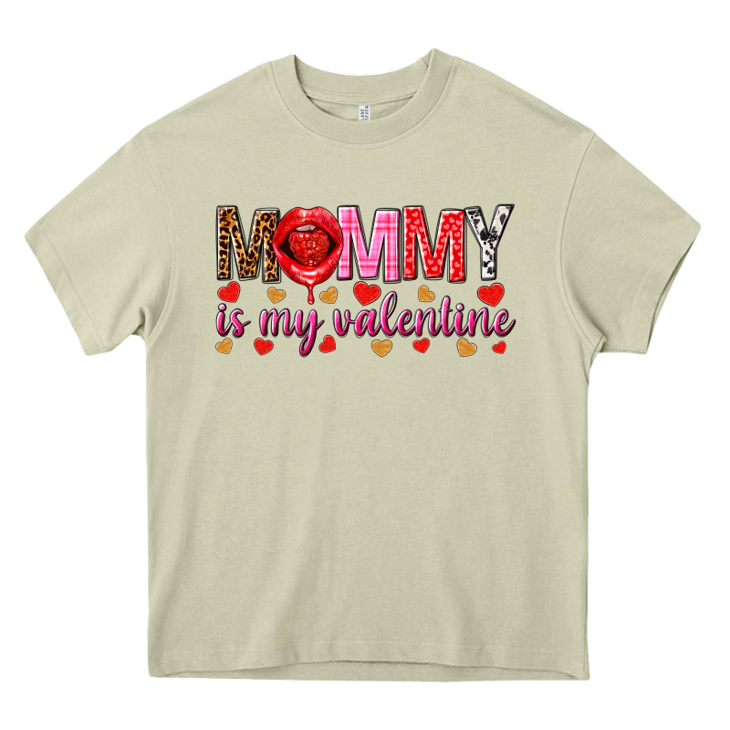 Mommy Is My Valentine Mother's Day Heavy Core Tee by HowdyJamesFarm | Teevron