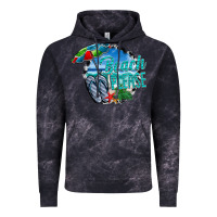 Cloud Black beach please Vintage Hoodie - CowhideDigitalArt