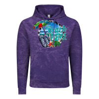 Cloud Purple beach please Vintage Hoodie - CowhideDigitalArt