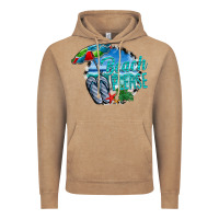Vintage Coffee beach please Vintage Hoodie - CowhideDigitalArt